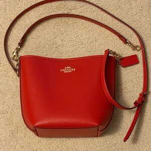 Coach Vibrant Red Crossbody Bag